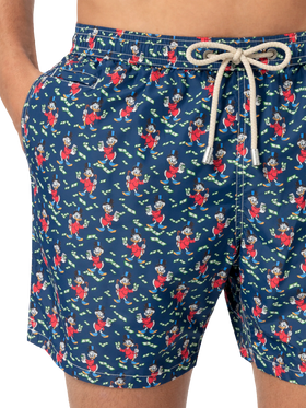 Lightweight fabric swim shorts Lighting with Scrooge print | DISNEY® SPECIAL EDITION - MC2 Saint Barth