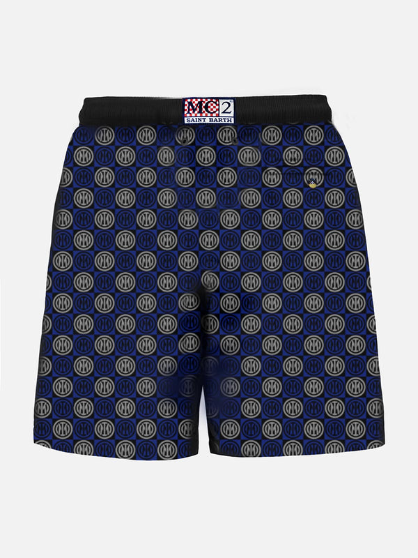 Shorts da bagno in tessuto leggero Lighting con stampa Inter.| INTER FC SPECIAL EDITION