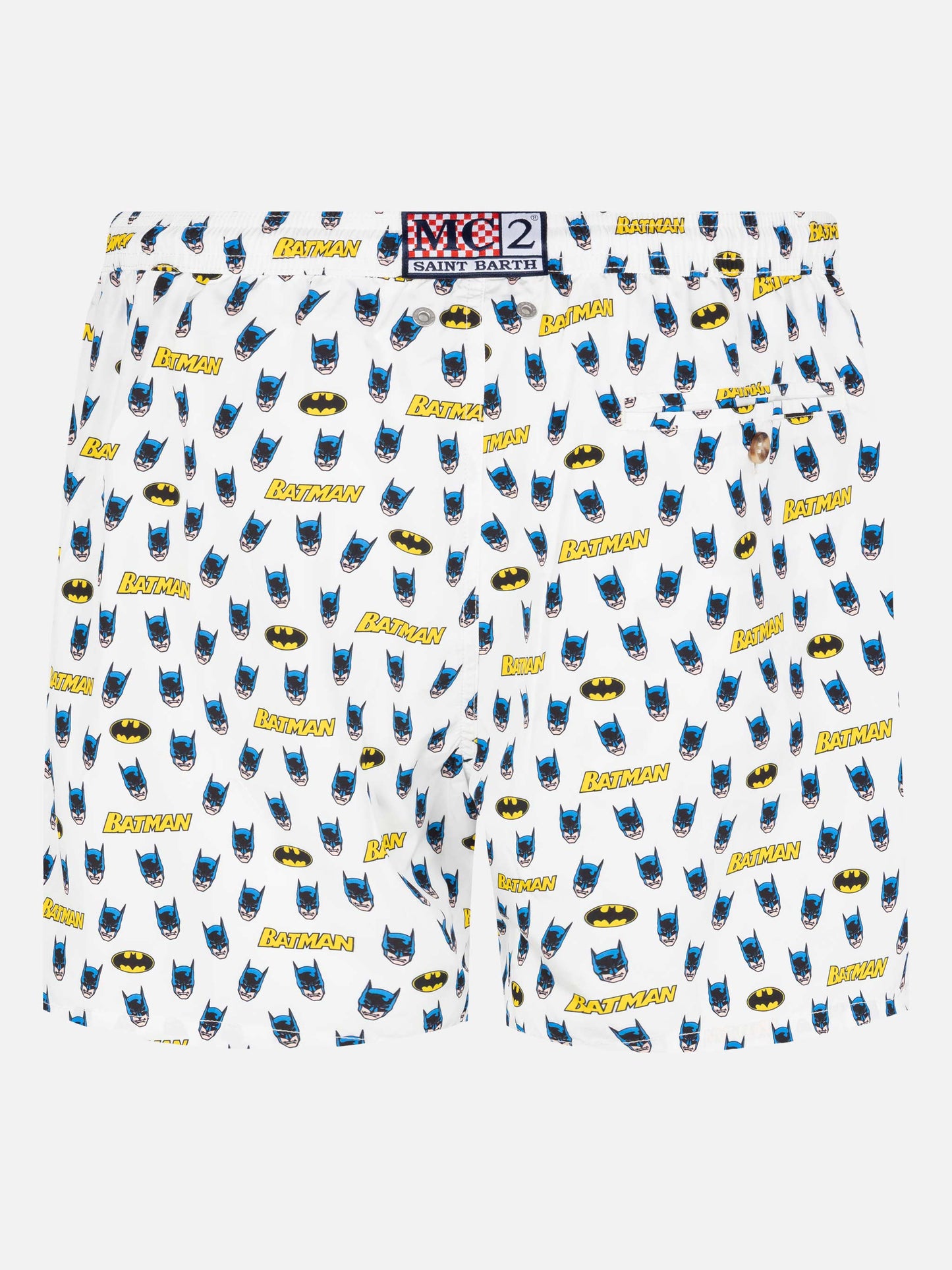 Lightweight fabric swim shorts Lighting with Batman print | BATMAN® SPECIAL EDITION - MC2 Saint Barth