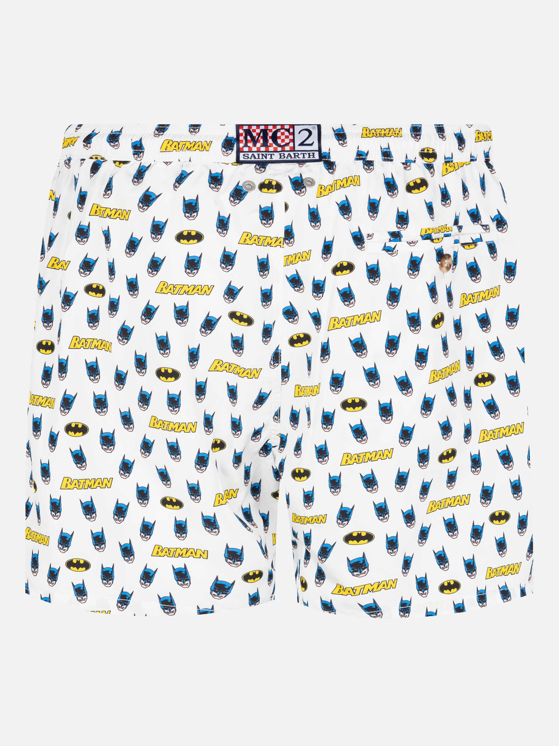Lightweight fabric swim shorts Lighting with Batman print | BATMAN® SPECIAL EDITION - MC2 Saint Barth