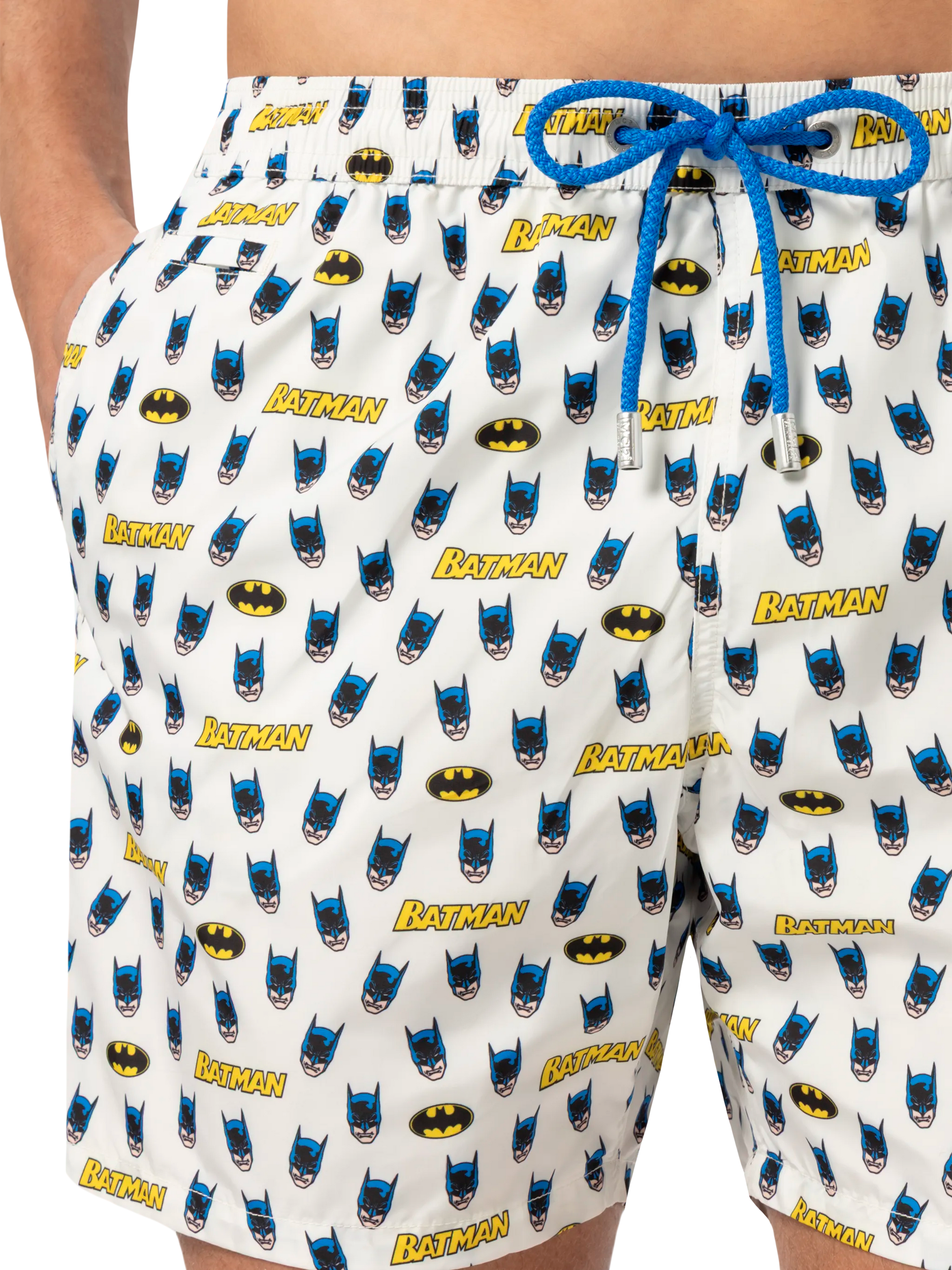 Lightweight fabric swim shorts Lighting with Batman print | BATMAN® SPECIAL EDITION - MC2 Saint Barth