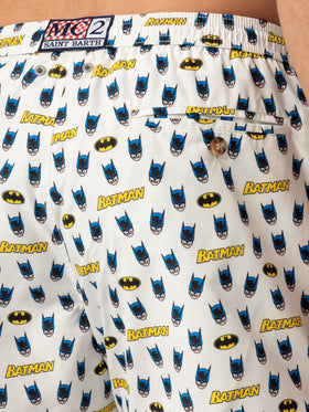 Lightweight fabric swim shorts Lighting with Batman print | BATMAN® SPECIAL EDITION - MC2 Saint Barth