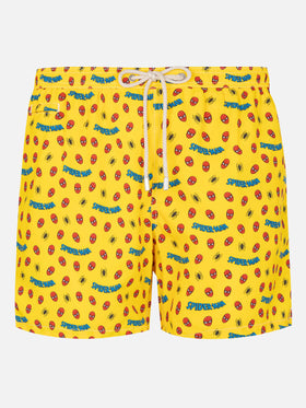 Lightweight fabric swim shorts Lighting with Spiderman print | MARVEL SPECIAL EDITION - MC2 Saint Barth