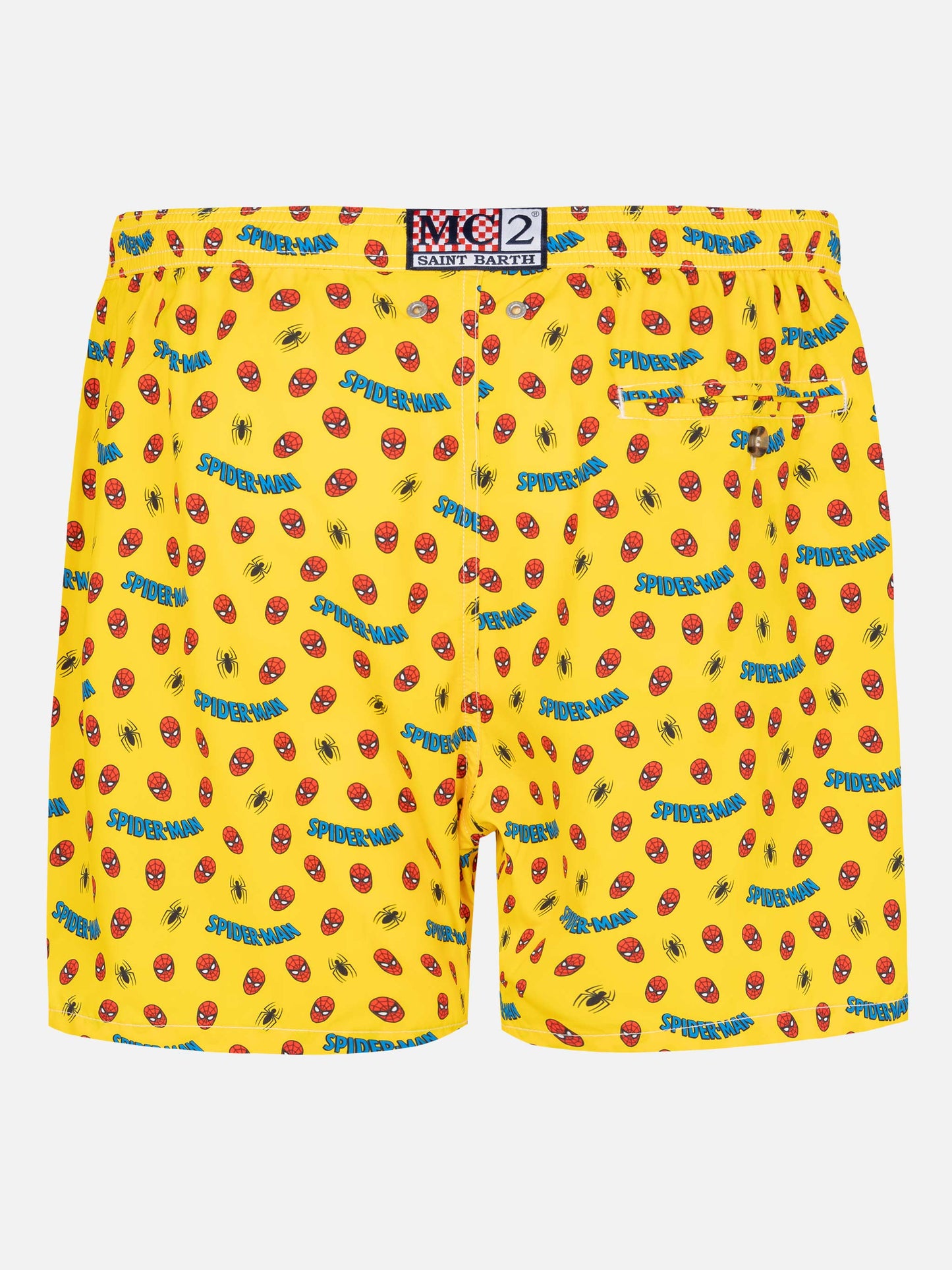 Lightweight fabric swim shorts Lighting with Spiderman print | MARVEL SPECIAL EDITION - MC2 Saint Barth