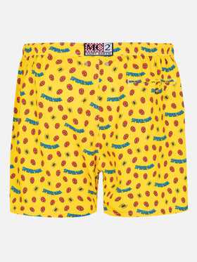 Lightweight fabric swim shorts Lighting with Spiderman print | MARVEL SPECIAL EDITION - MC2 Saint Barth