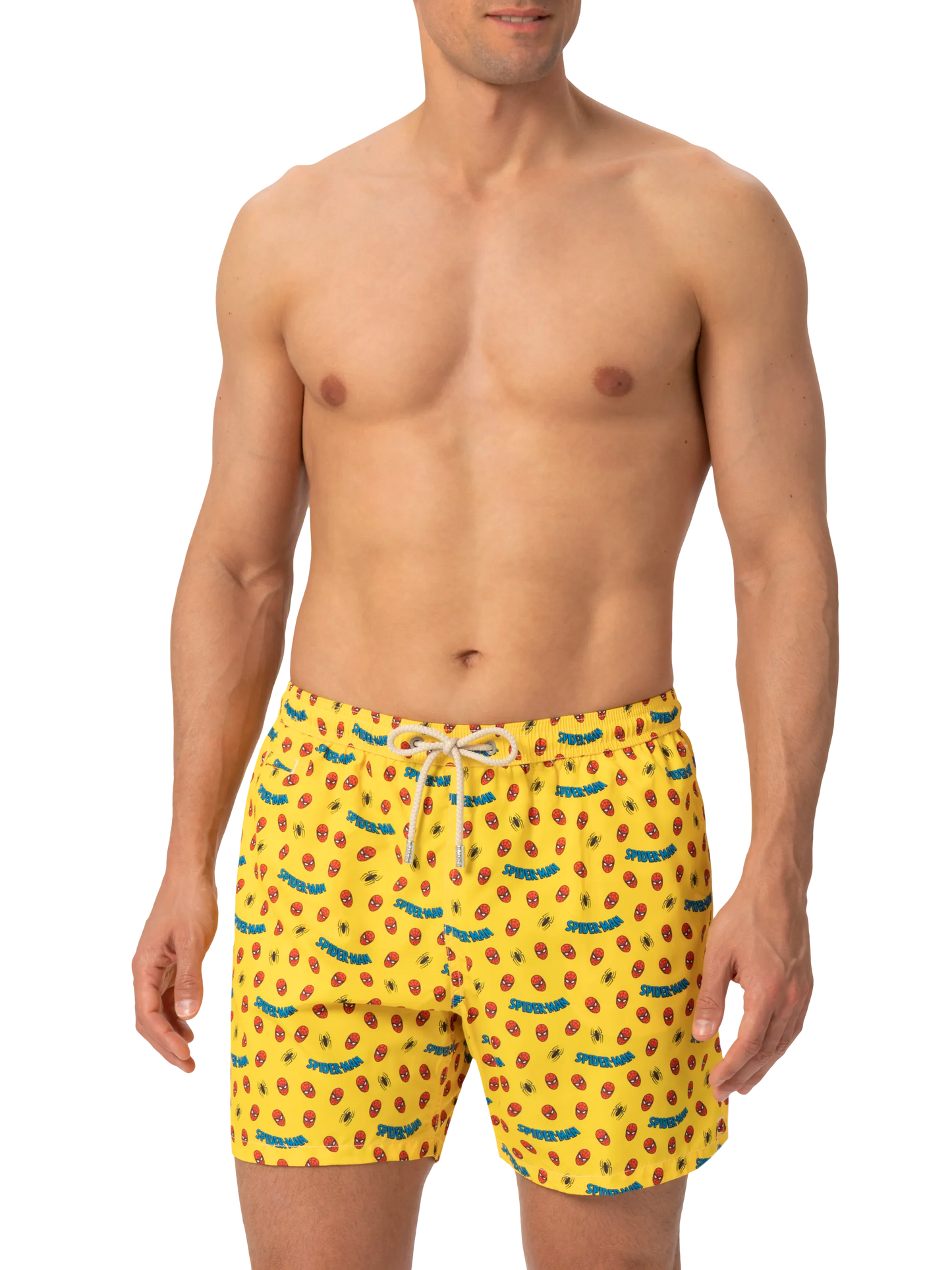 Lightweight fabric swim shorts Lighting with Spiderman print | MARVEL SPECIAL EDITION - MC2 Saint Barth