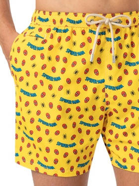 Lightweight fabric swim shorts Lighting with Spiderman print | MARVEL SPECIAL EDITION - MC2 Saint Barth