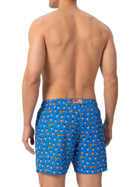 Lightweight fabric swim shorts Lighting with Superman print | MARVEL SPECIAL EDITION - MC2 Saint Barth