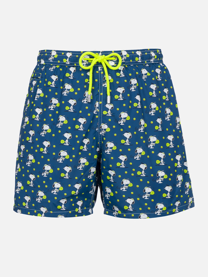Lightweight fabric swim shorts Lighting with Superman print | SNOOPY PEANUTS® SPECIAL EDITION - MC2 Saint Barth