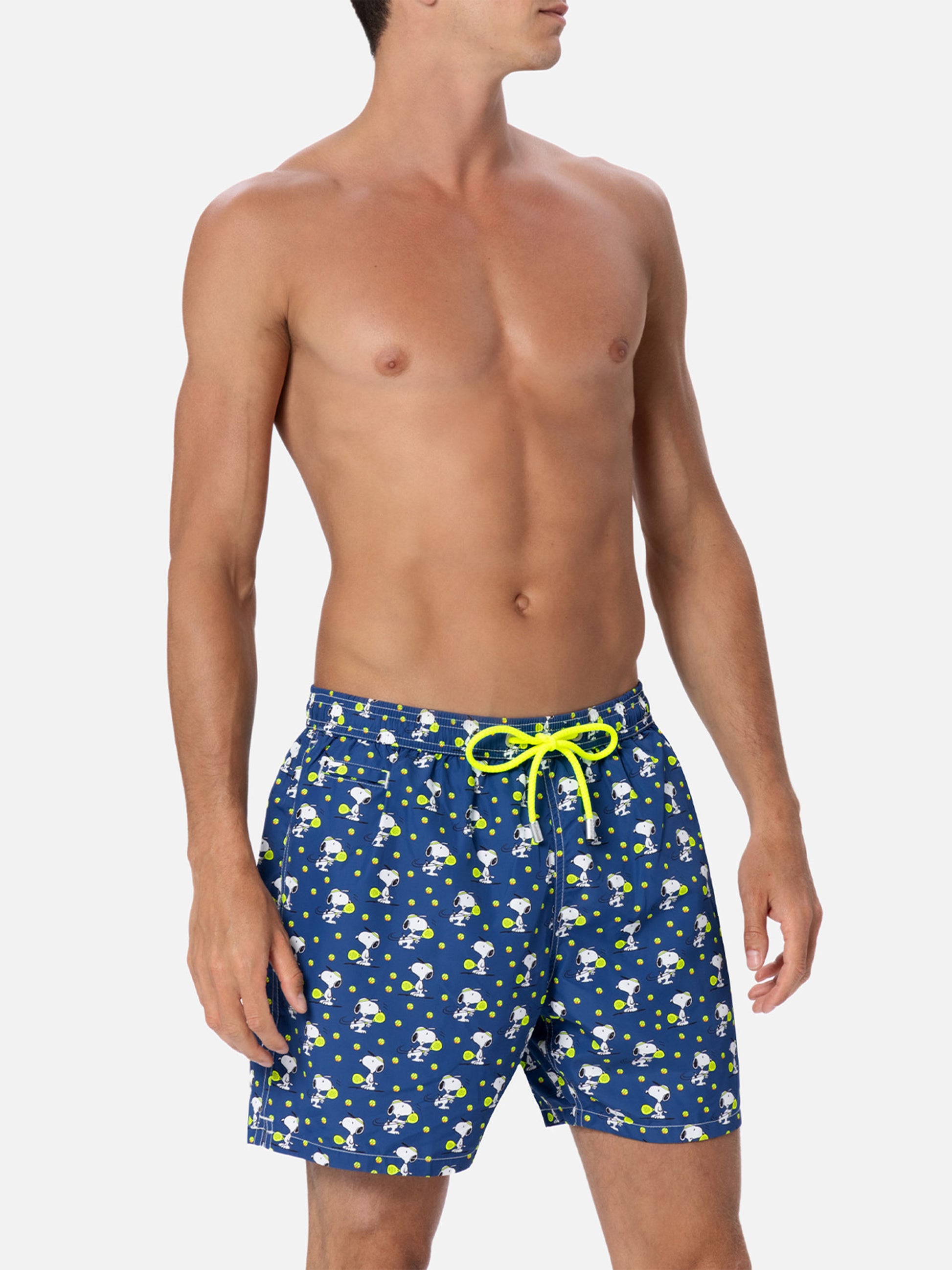 Lightweight fabric swim shorts Lighting with Superman print | SNOOPY PEANUTS® SPECIAL EDITION - MC2 Saint Barth
