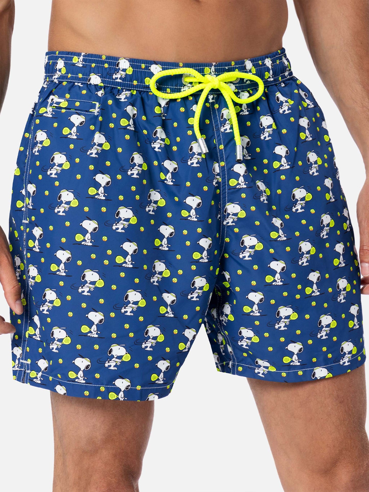 Lightweight fabric swim shorts Lighting with Superman print | SNOOPY PEANUTS® SPECIAL EDITION - MC2 Saint Barth