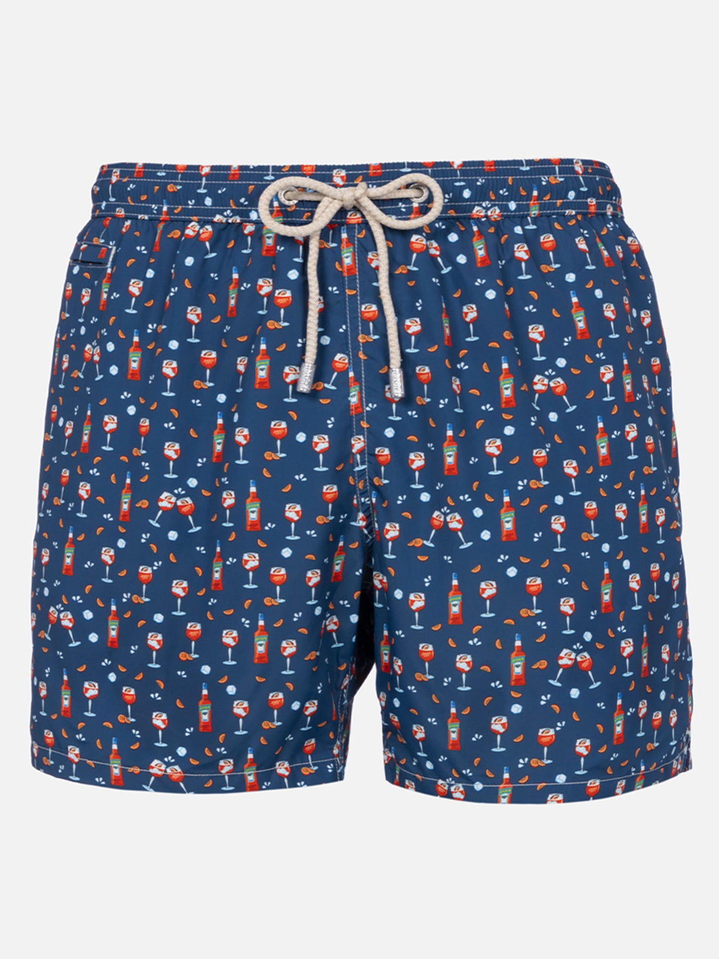 Costume da bagno da uomo in tessuto leggero Lighting Micro Fantasy con stampa Aperol Spritz | EDIZIONE SPECIALE APEROL