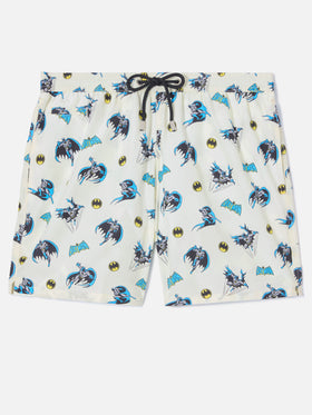White Lighting Micro swim shorts with Batman print | Special Edition