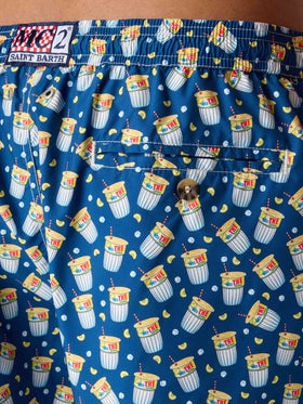 Badehose aus leichtem Stoff mit Estathè-Pack-Print | ESTATHE' FERRERO SPECIAL EDITION