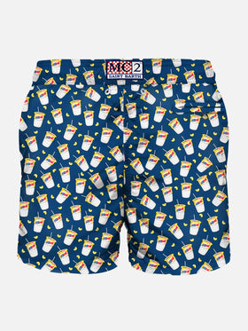 Lightweight fabric swim-shorts Lighting with Estathè pack print | ESTATHE' FERRERO SPECIAL EDITION