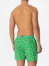 Herren-Badeshorts aus leichtem Stoff mit Gin-Print | PORTOFINO DRY GIN SONDEREDITION