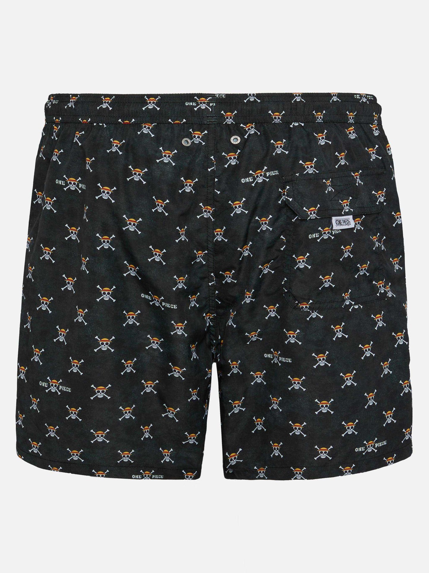 Lightweight fabric swim shorts Lighting with One Piece skull print | ONE PIECE® SPECIAL EDITION