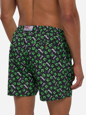 Badeshorts aus leichtem Stoff „Lighting“ mit Minecraft-Aufdruck | MINECRAFT® SPECIAL EDITION