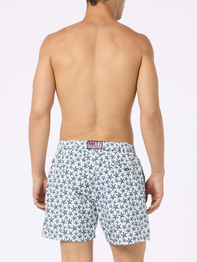 Herren-Badeshorts aus leichtem Stoff Lighting Micro Fantasy mit Seestern-Aufdruck