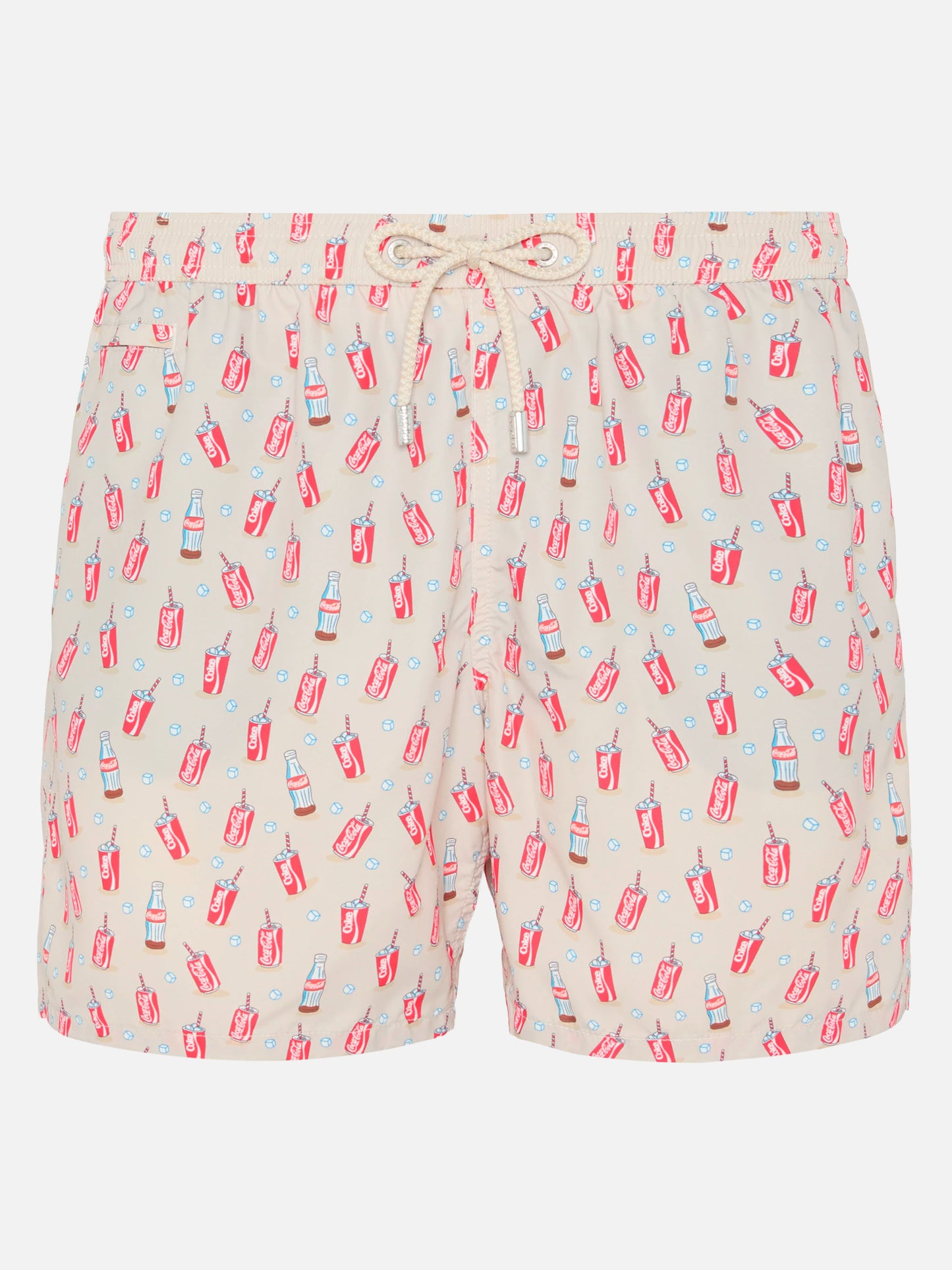 Lightweight fabric swim shorts Lighting with Inter print | COCA COLA SPECIAL EDITION