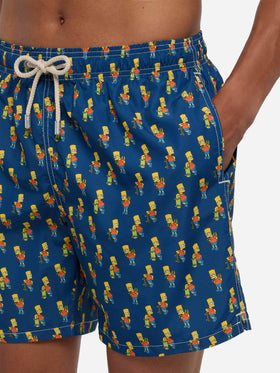 Costume da bagno da uomo in tessuto leggero con stampa skater Bart | EDIZIONE SPECIALE DEI SIMPSON