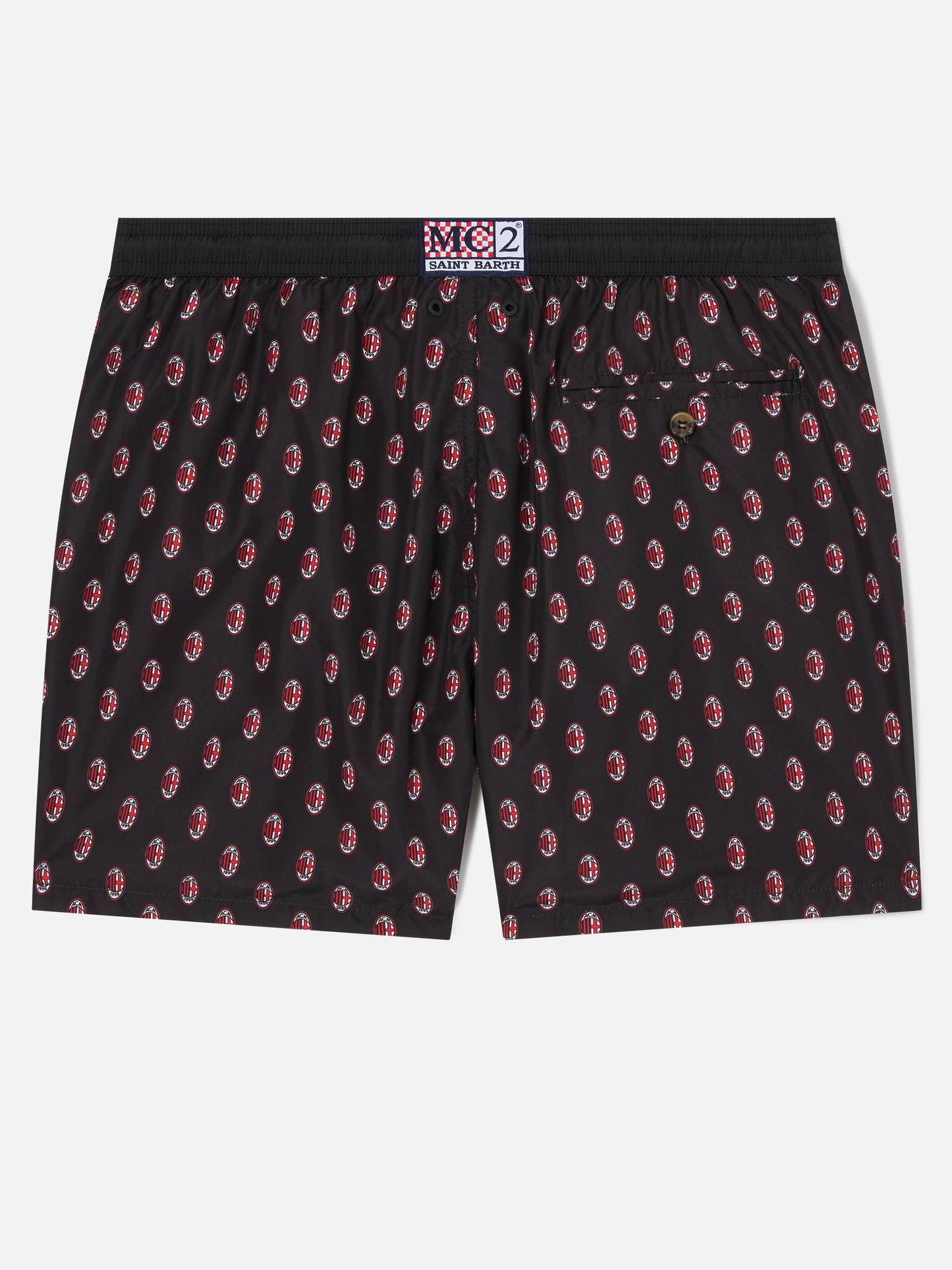 Lighting Micro Fantasy black Milan logo swim shorts | Special Edition