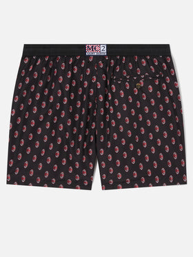 Lighting Micro Fantasy black Milan logo swim shorts | Special Edition