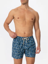 Herren-Badeshorts aus leichtem Stoff mit Gin-Mare-Print | GIN MARE SONDEREDITION