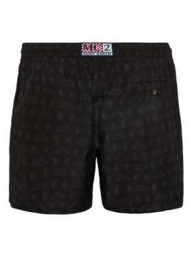 Lightweight fabric swim shorts Lighting with Milan print | AC MILAN SPECIAL EDITION - MC2 Saint Barth
