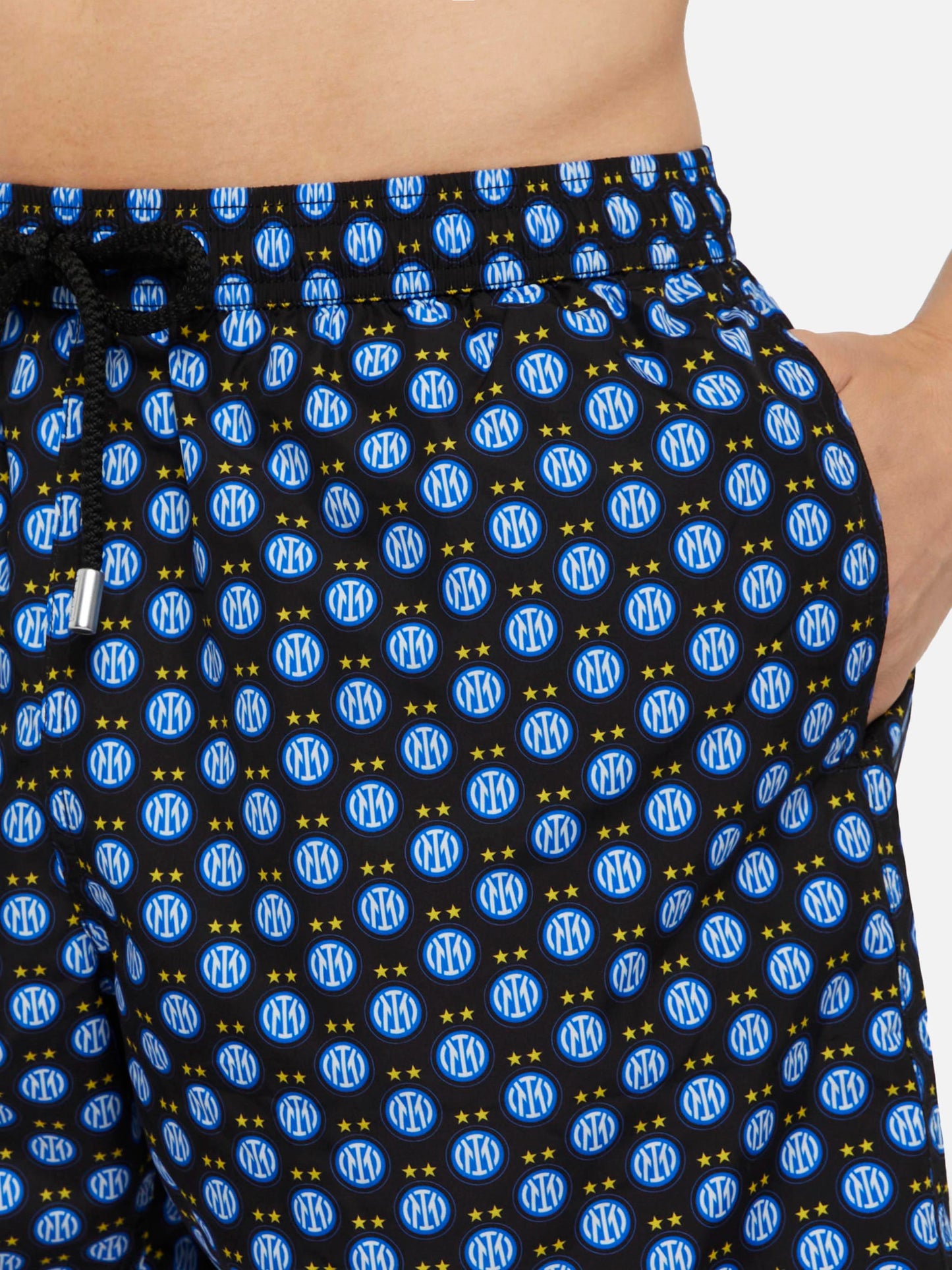 Lightweight fabric swim shorts Lighting with Inter print | INTER FC SPECIAL EDITION