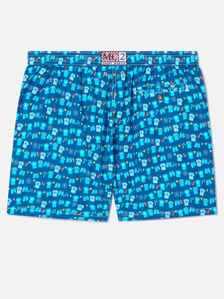 Costume mare Lighting Micro blu navy con stampa SSC Napoli Balconi |  SSC NAPOLI SPECIAL EDITION