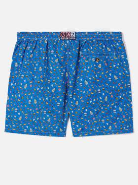Costume mare Lighting Micro bluette con stampa street food all-over