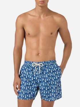 Badeshorts mit Lighting Micro Fantasy Sambuca Molinari-Print | Special Edition 