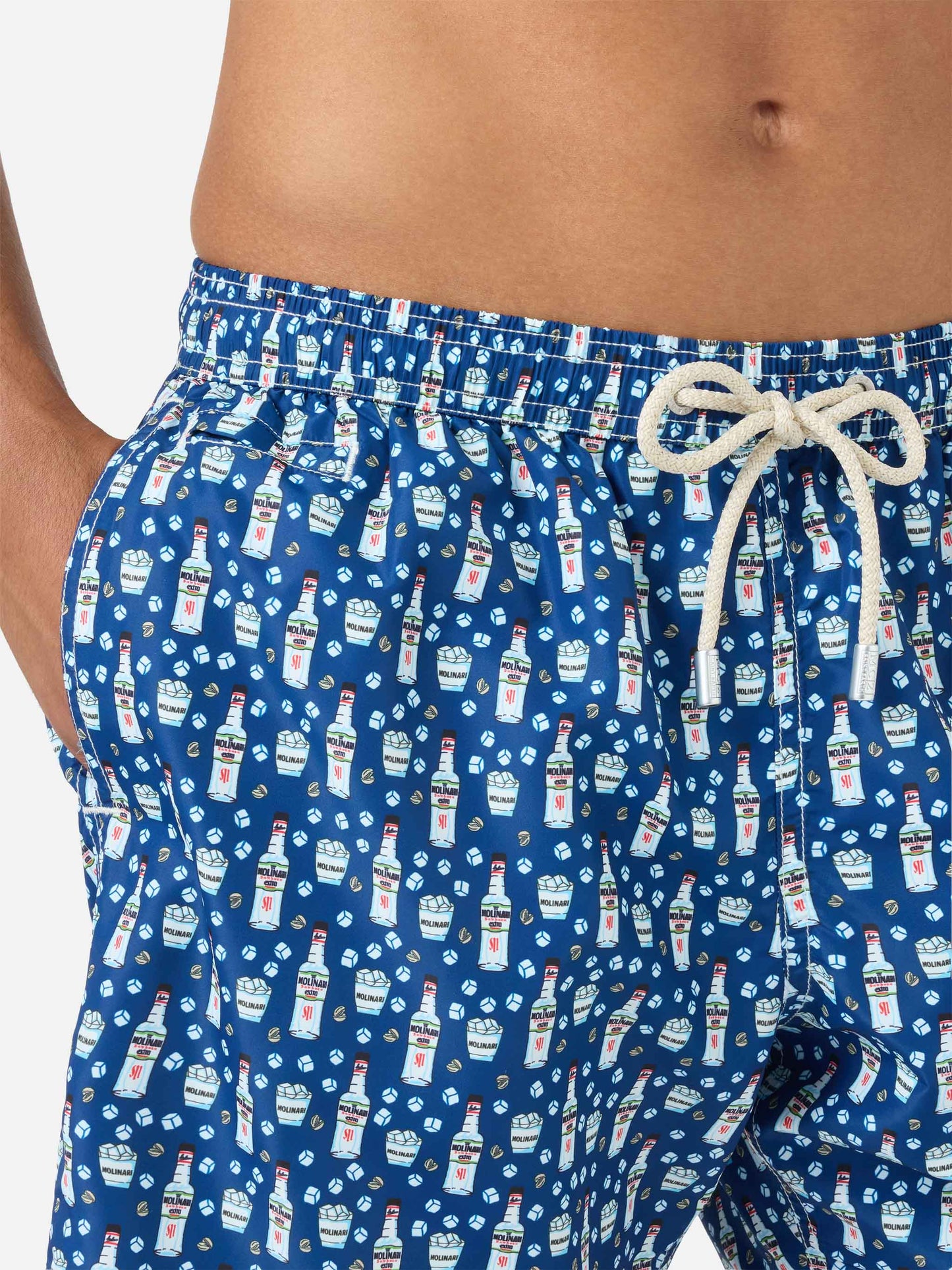 Badeshorts mit Lighting Micro Fantasy Sambuca Molinari-Print | Special Edition 
