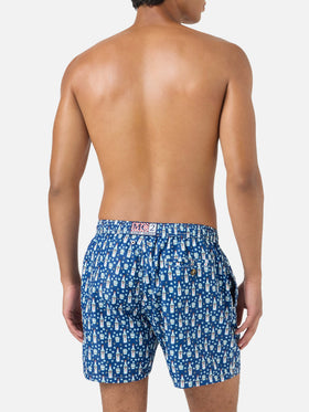 Badeshorts mit Lighting Micro Fantasy Sambuca Molinari-Print | Special Edition 