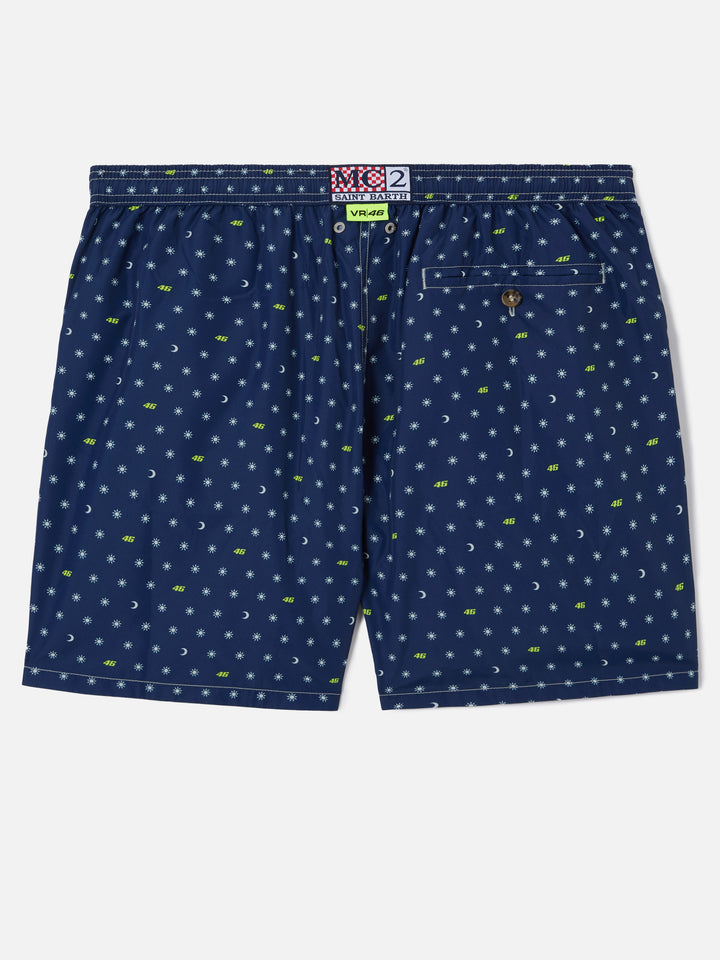 Costume mare Lighting Micro blu navy con stampa VR46 | VR46 SPECIAL EDITION