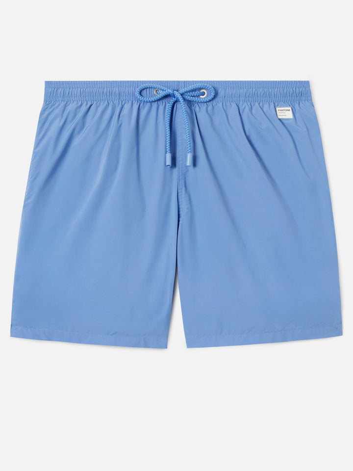 Lighting Pantone swim shorts in light blue | Special Edition