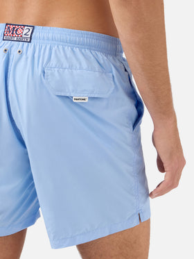 Ultraleichte himmelblaue Pantone-Badeshorts | Special Edition 