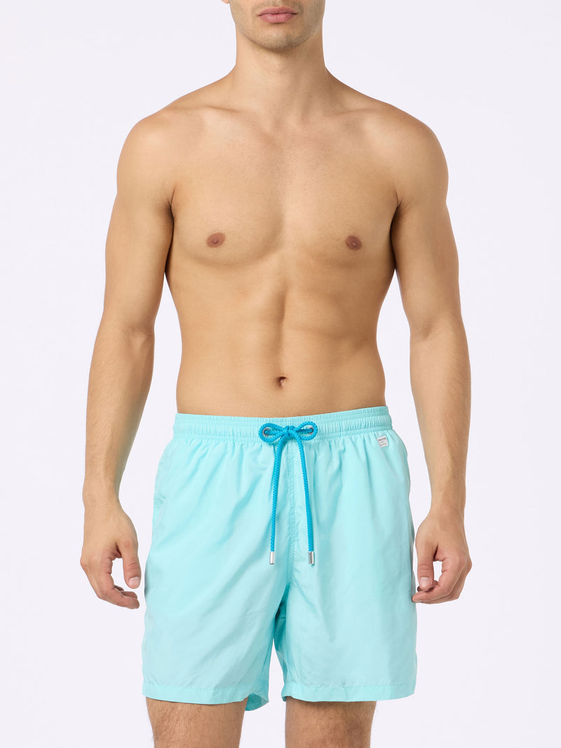 Man lightweight fabric water green swim-shorts Lighting Pantone | PANTONE SPECIAL EDITION