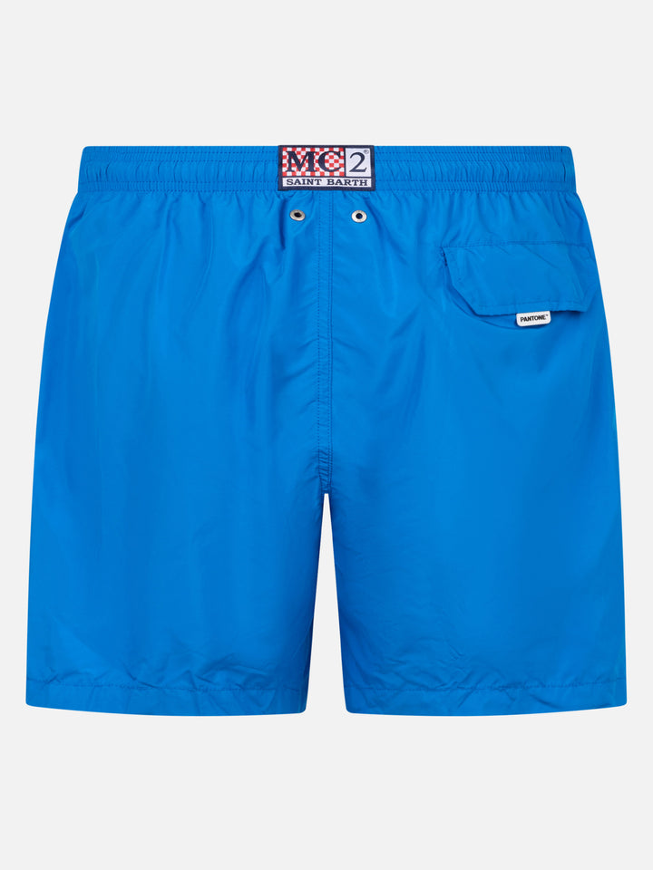 Man lightweight fabric bluette swim shorts Lighting Pantone | PANTONE® SPECIAL EDITION