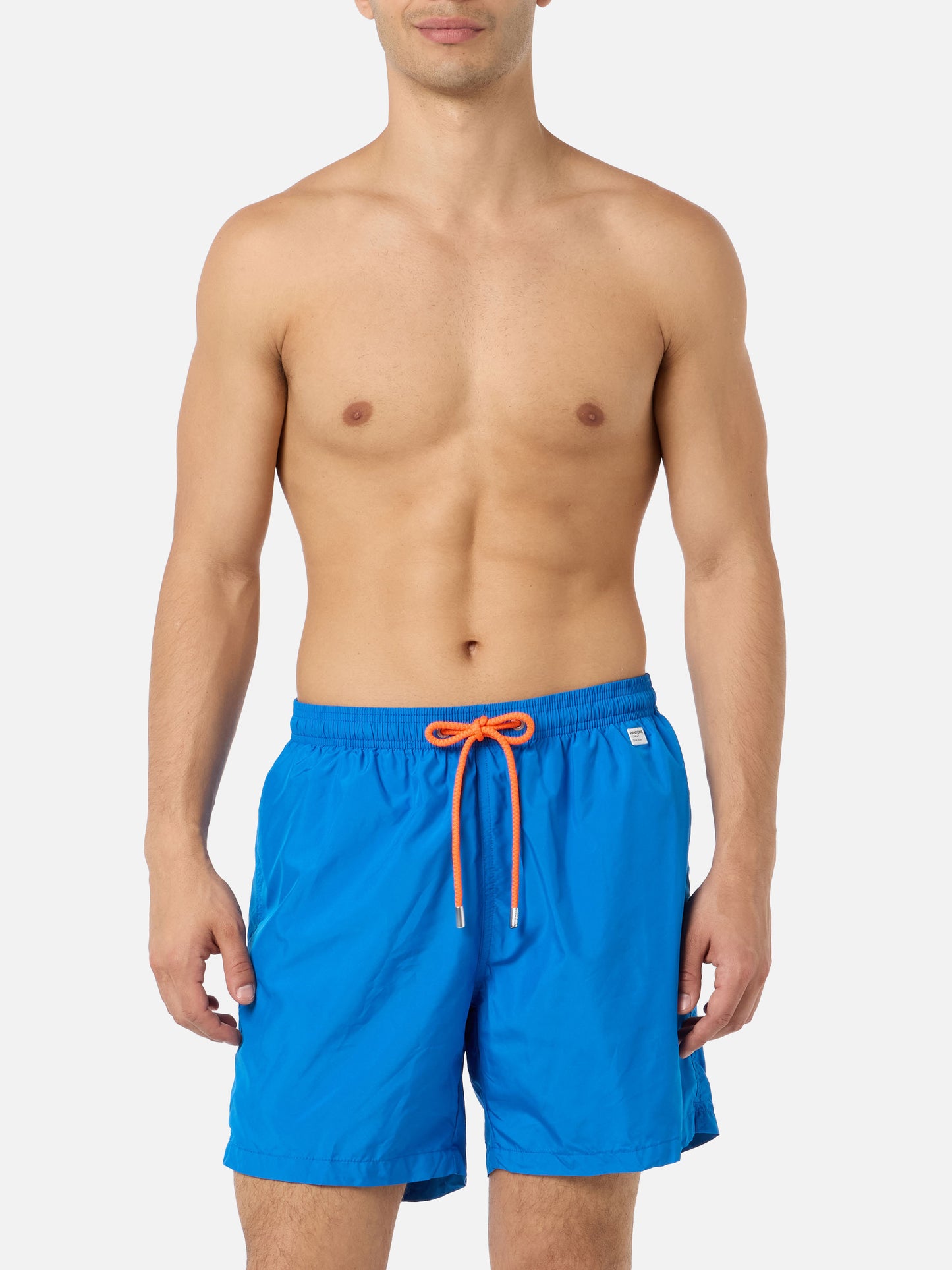 Man lightweight fabric bluette swim shorts Lighting Pantone | PANTONE® SPECIAL EDITION