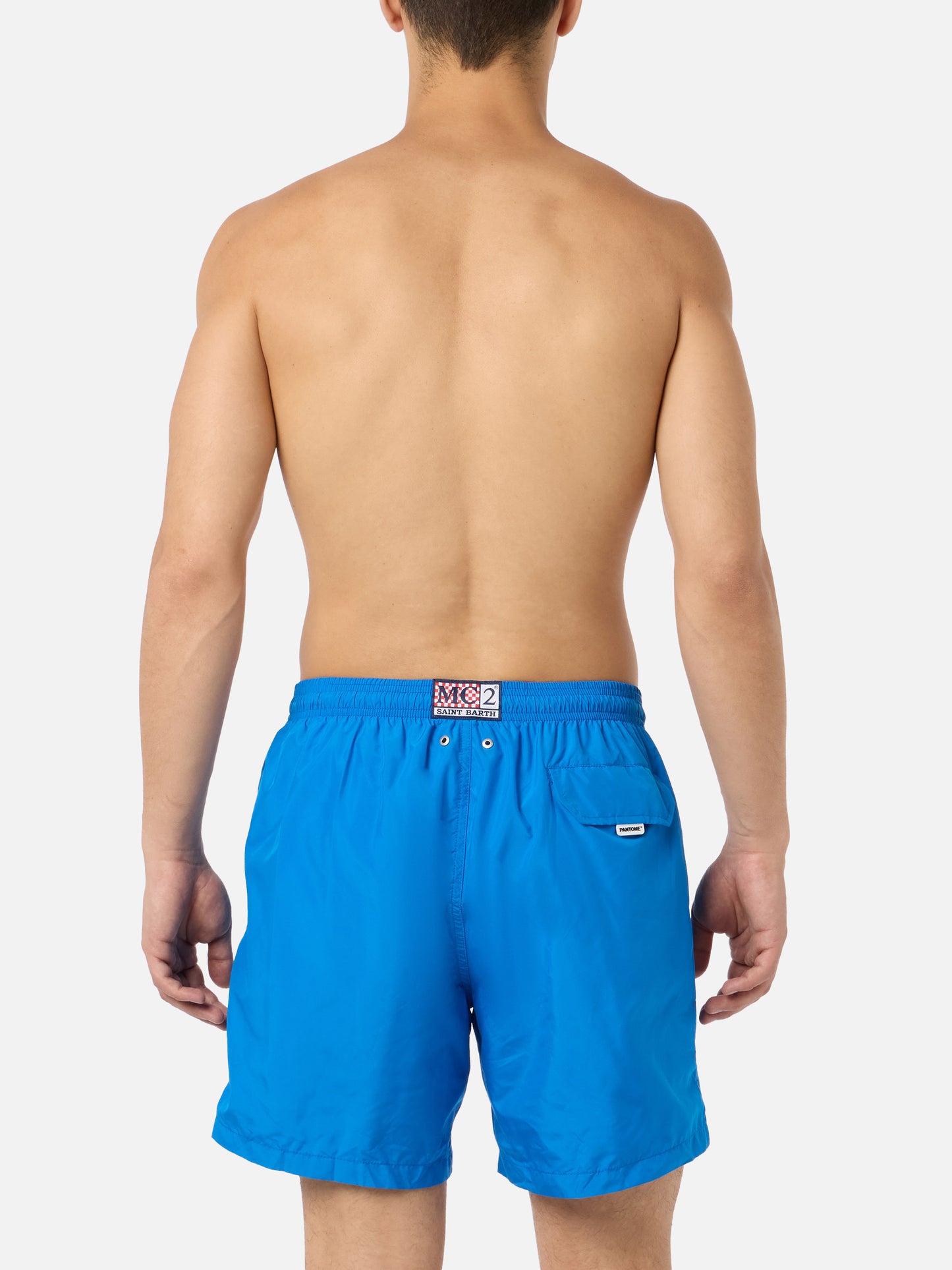 Man lightweight fabric bluette swim shorts Lighting Pantone | PANTONE® SPECIAL EDITION