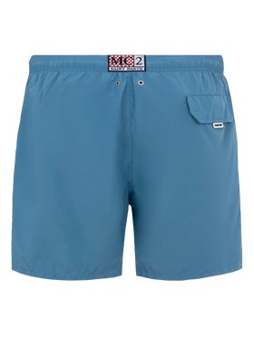 Lightweight fabric dusty blue swim shorts Lighting Pantone | PANTONE® SPECIAL EDITION - MC2 Saint Barth