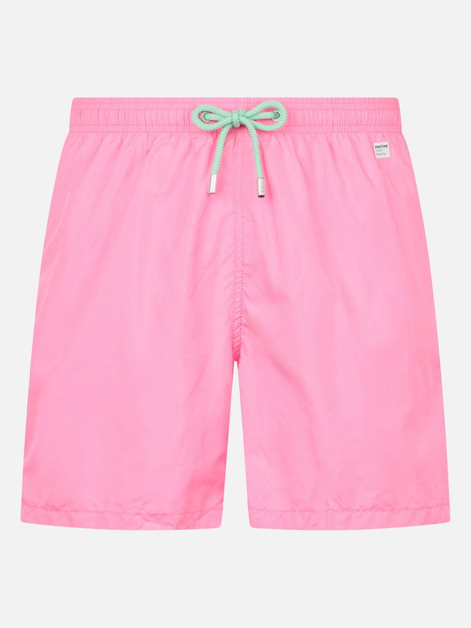 Mc2 Saint Barth Costume uomo tessuto leggero rosa Lighting Pantone | EDIZIONE SPECIALE PANTONE