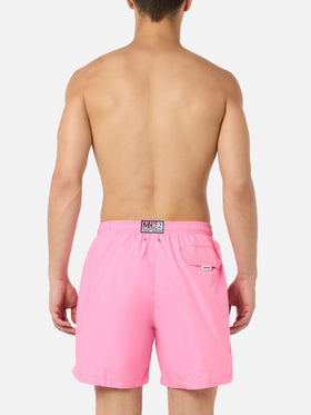 Man lightweight fabric pink swim shorts Lighting Pantone | PANTONE® SPECIAL EDITION
