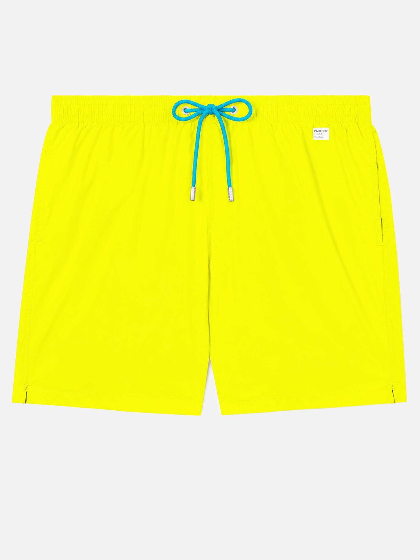 Lighting Pantone fluo yellow swim shorts in stretch technical fabric | Special Edition