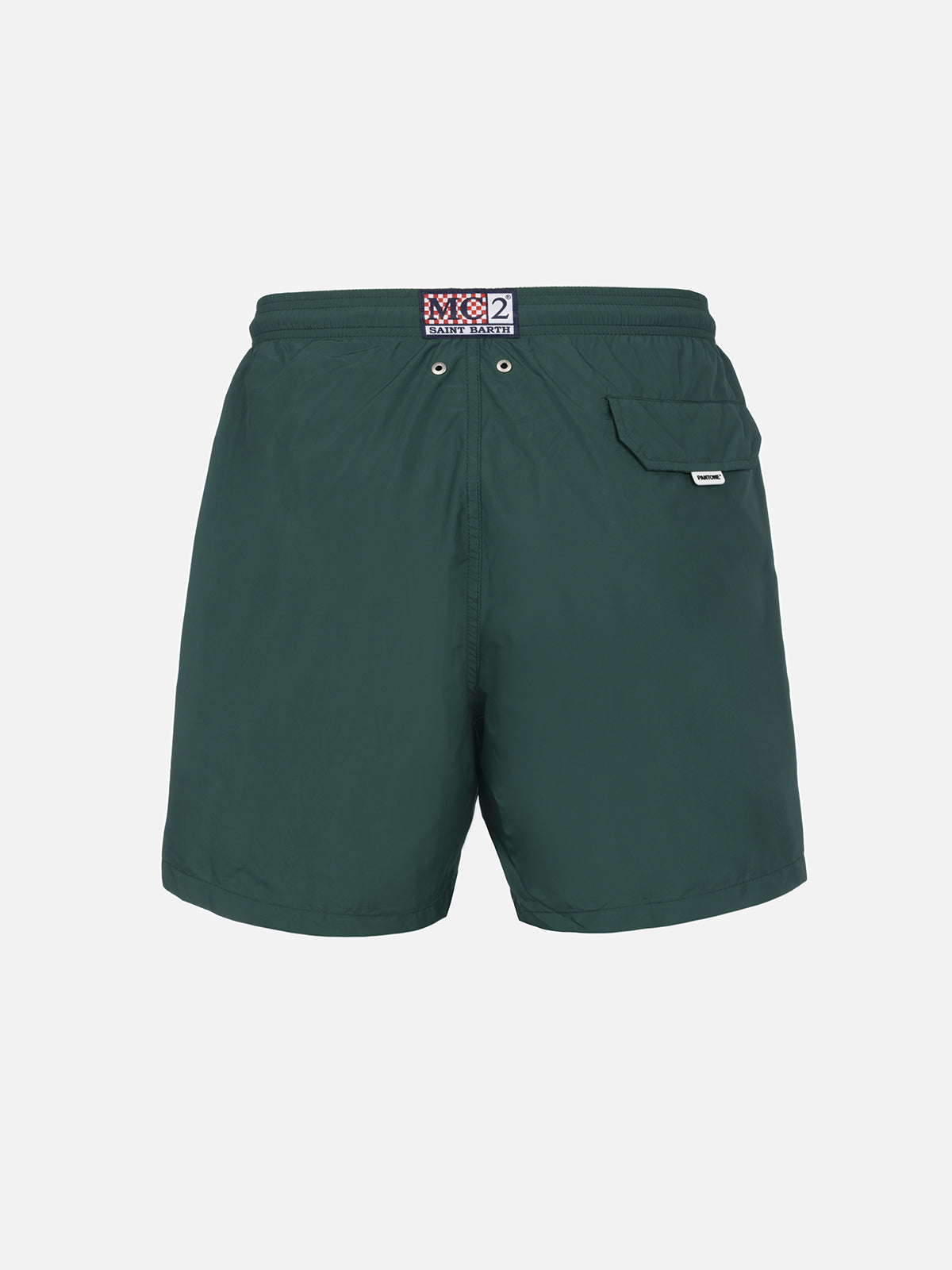 Man lightweight fabric british green swim shorts Lighting Pantone | PANTONE® SPECIAL EDITION - MC2 Saint Barth