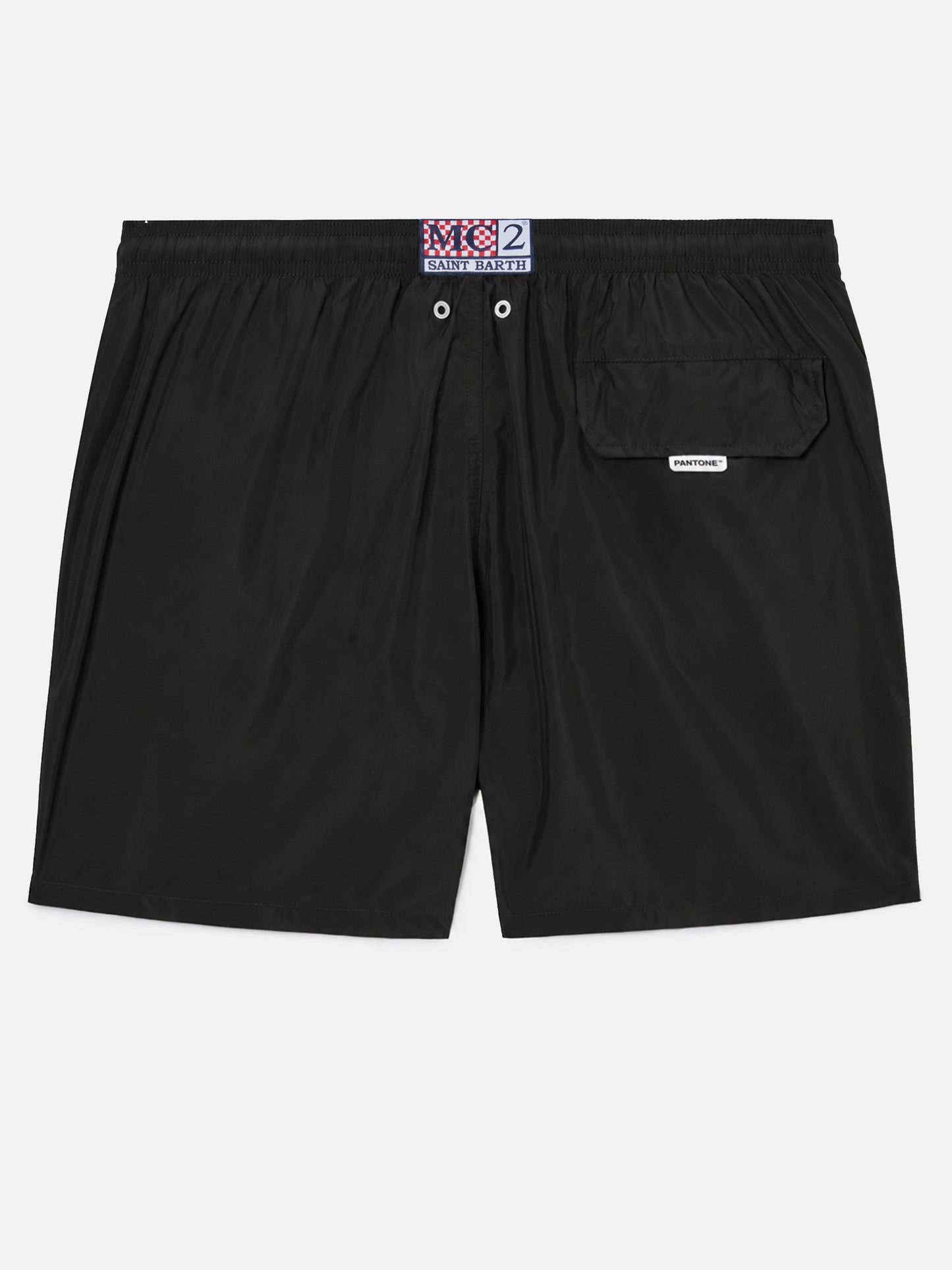 Bañador corto negro de tejido ligero Lighting Pantone | PANTONE® SPECIAL EDITION 