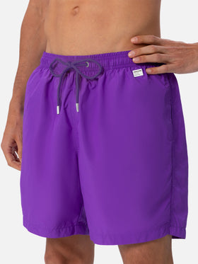 Lightweight fabric purple swim shorts Lighting Pantone | PANTONE® SPECIAL EDITION - MC2 Saint Barth