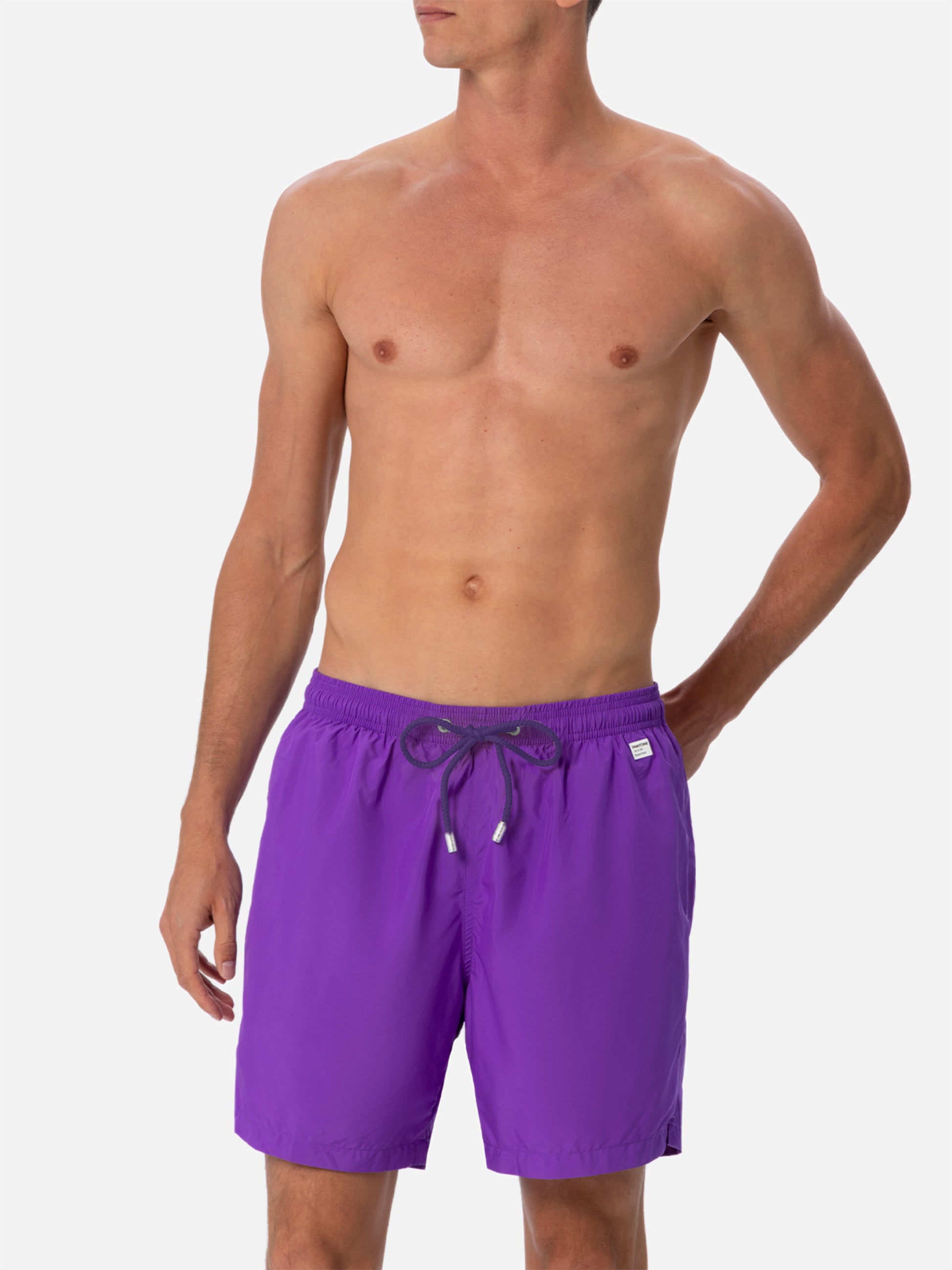 Lightweight fabric purple swim shorts Lighting Pantone | PANTONE® SPECIAL EDITION - MC2 Saint Barth
